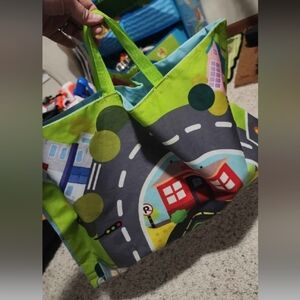 Colorful Play Mat Bag for Kids